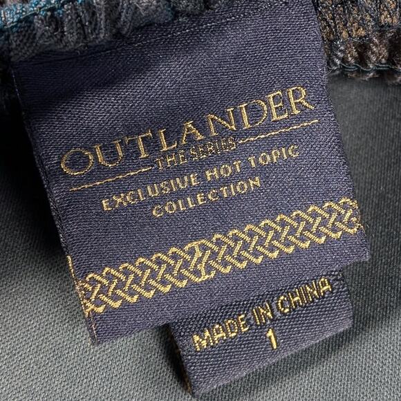 Hot Topic x Outlander MacKenzie Tartan Plaid Peplum Corset Top Plus Size 1x - Picture 6 of 7